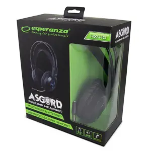 "ESPERANZA" STEREO ŽAIDIMŲ AUSINĖS SU MIKROFONU "ASGARD