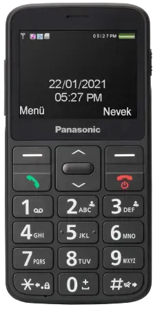 Mobilusis telefonas Panasonic KX-TU160EXB, Juoda