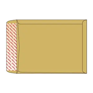 Vokas B4, 250 x 353 x 40 mm, 130 g., su praplatėjimu, rudos spalvos