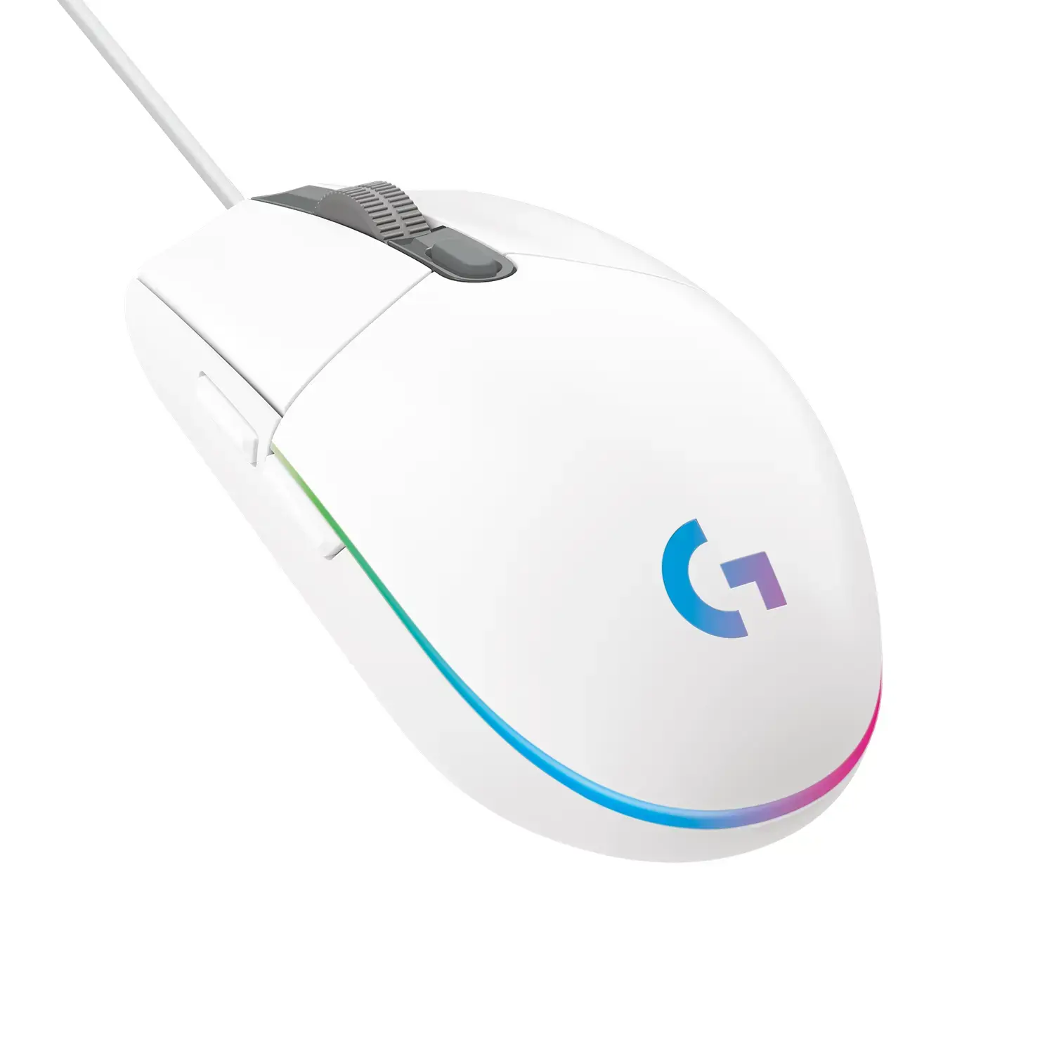LOGITECH G203 LIGHTSYNC žaidimų pelė balta