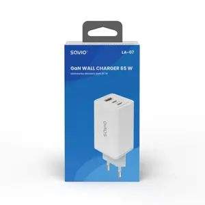 Lādētājs Savio GaN 65W