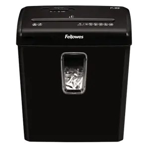 "Fellowes Powershred P-30C", kryžminis smulkinimas, 22 cm, 4 x 34 mm, 15 L, 458 lapų, mygtukai