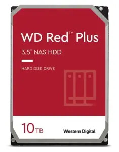 "WD Red Plus" 10 TB SATA 6 Gb/s 3,5 colių 256 MB spartinančiosios atminties 72200 aps./min vidinis …