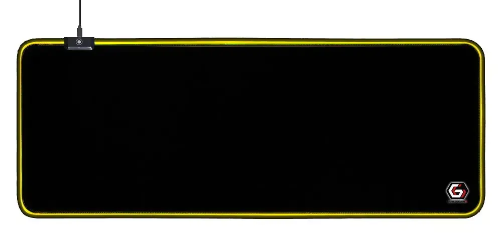 GEMBIRD MP-GAMELED-L Žaidimų pelės kilimėlis su LED šviesos efektu L dydis 300 x 800 mm