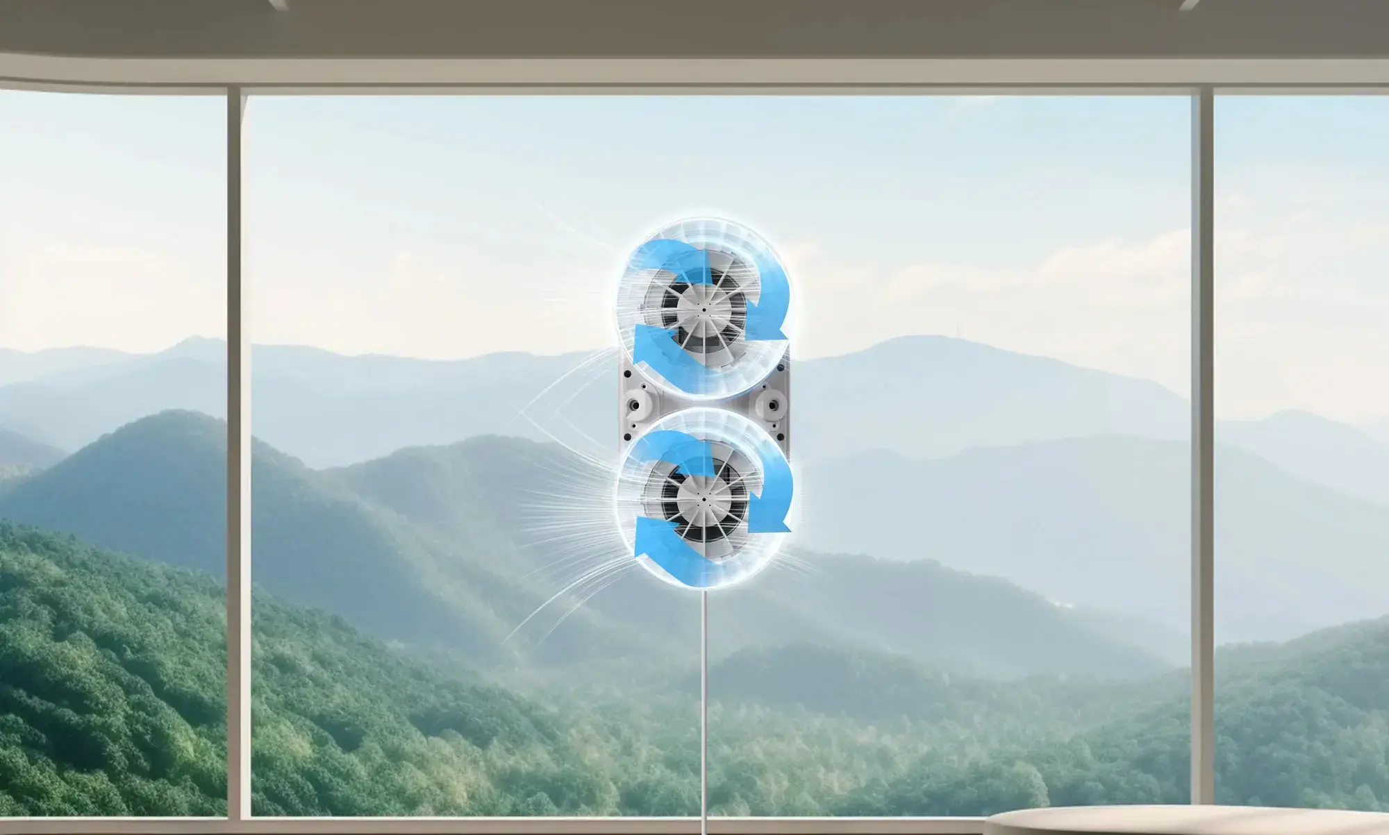 HUTT Windows Cleaning Robot | DDC56 | Corded | 3000 Pa | White