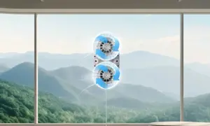 HUTT Windows Cleaning Robot | DDC56 | Corded | 3000 Pa | White