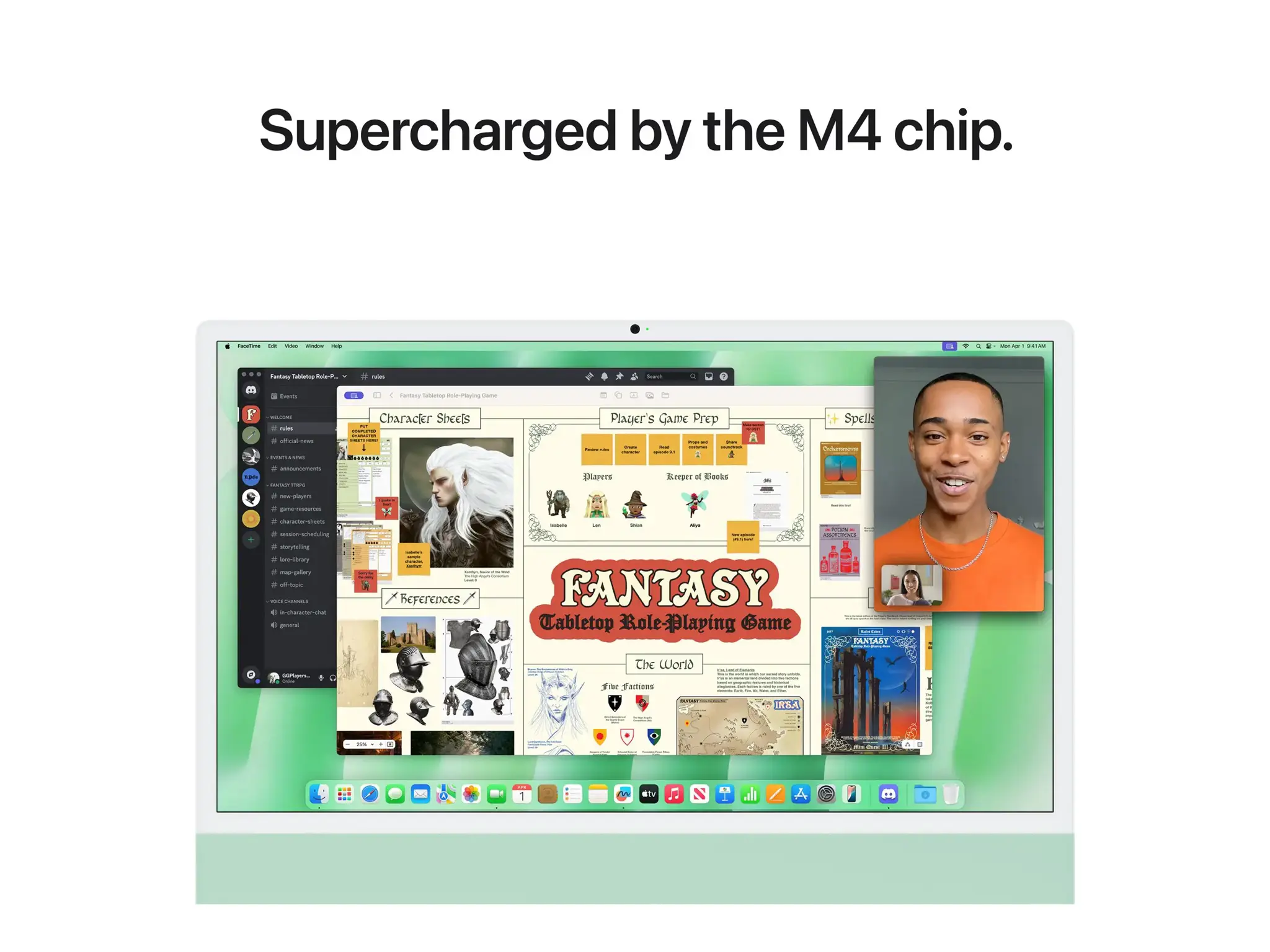 Apple iMac 24” 4.5K Retina, Apple M4 8C CPU, 8C GPU/16GB/256GB SSD/Green/INT | Apple