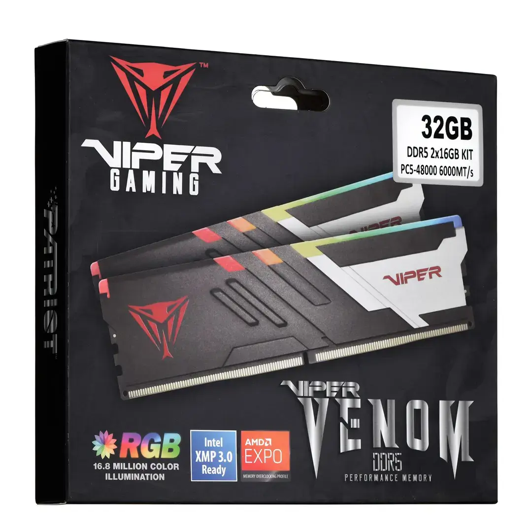 Memory DDR5 Viper Venom RGB 32GB/6000 (2x16GB) CL30