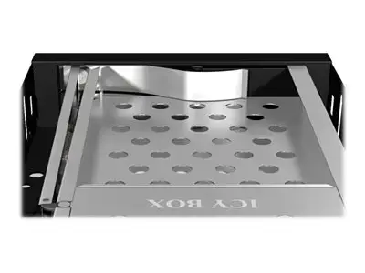 ICYBOX IB-2227StS "IcyBox" mobilioji spinta 2x 2,5 SATA HDD arba SSD, juoda