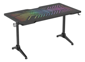 Žaidimų stalas DELTACO GAMING DT420, Juoda