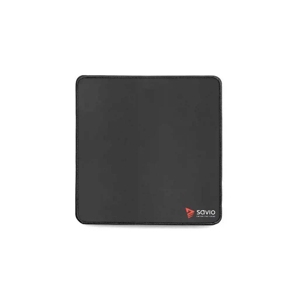 SAVIO ŽAIDIMŲ PELĖS KILIMĖLIS 250X250X2MM, DYGSNIUOTAIS KRAŠTAIS BLACK EDITION TURBO DYNAMIC S