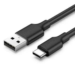 Ugreen 60118, 2 m, USB C, USB A, USB 2.0, juoda