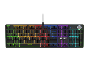 KEYBOARD GAMING BLACK US/FORGE GK310 RED MSI