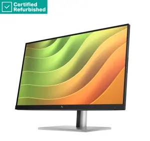 RENEW SILVER HP E24u G5 FHD Charging Monitor - 23.8" 1920x1080 FHD 250-nit 75Hz AG, IPS, USB-C(65W/15W)/HDMI/DisplayPort Daisy-Chain, 3x USB-A, RJ-45 LAN, height adjustable/tilt/swivel/pivot, 2 years