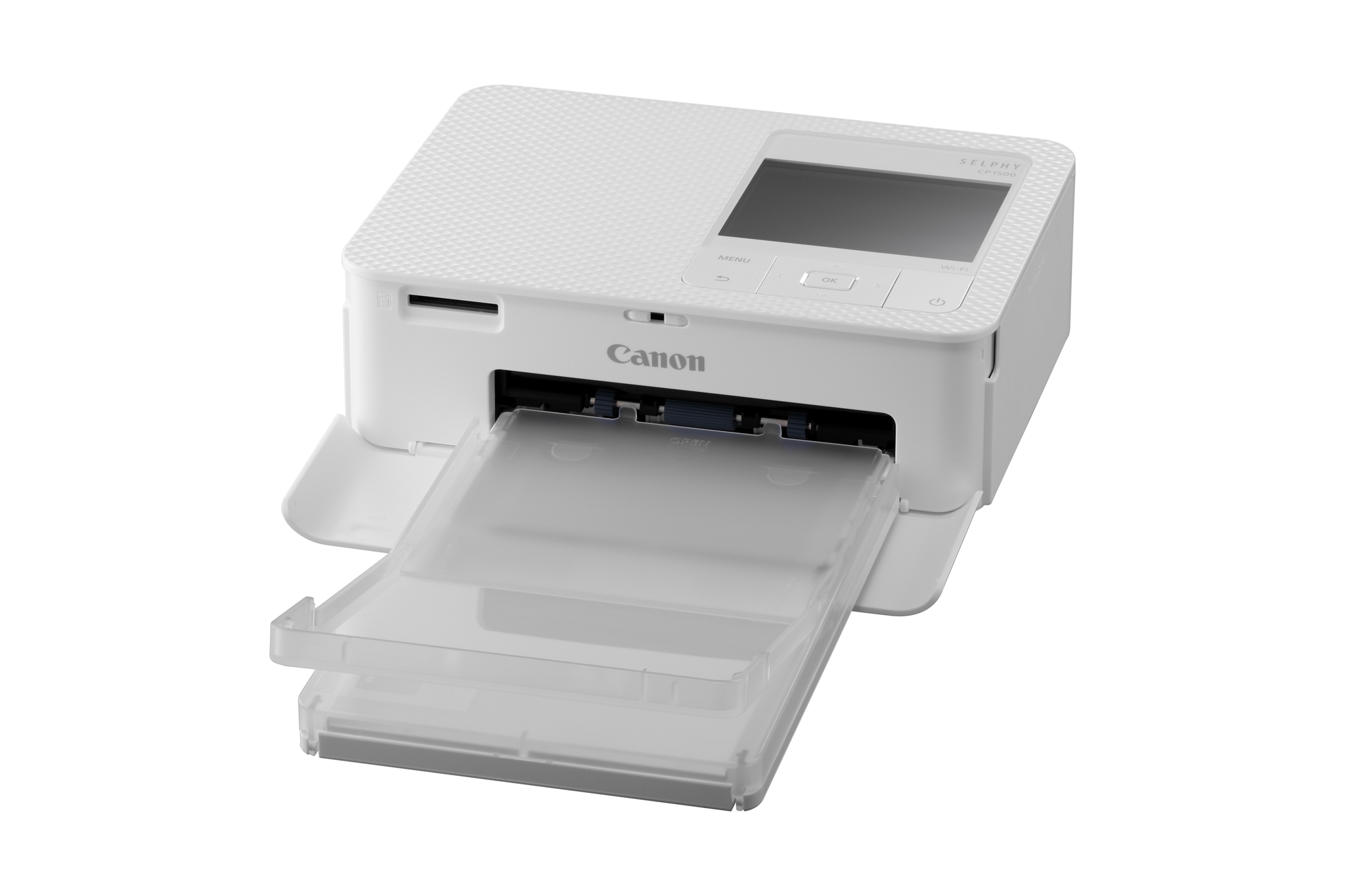 "Canon SELPHY CP1500", sublimacinis spausdinimas dažais, 300 x 300 DPI, 4" x 6" (10x15 cm), "Wi-Fi", tiesioginis spausdinimas, baltas