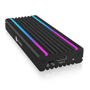 ICY BOX IB-1824ML-C31 USB Type-C korpusas M.2 NVMe SSD - su RGB apšvietimu