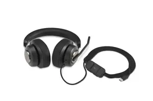 Kensington H2000 USB-C Over-Ear Headset, Wired, Office/Call center, 20 - 20000 Hz, 190 g, Headset, Black