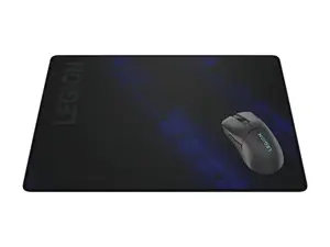 Lenovo GXH1C97870, juoda, mėlyna, vaizdas, mikropluoštas, guma, neslystantis pagrindas, žaidimų pelės kilimėlis