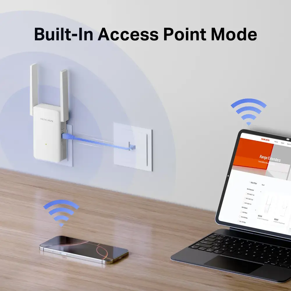 WRL RANGE EXTENDER 3000MBPS/ME80X MERCUSYS