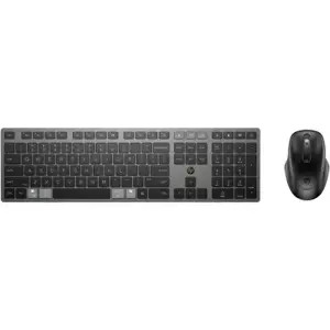 HP 720 Wireless Mouse Keyboard Combo - Multi-Device, Dual-Mode, Programmable, Rechargeable, 4000 dp…