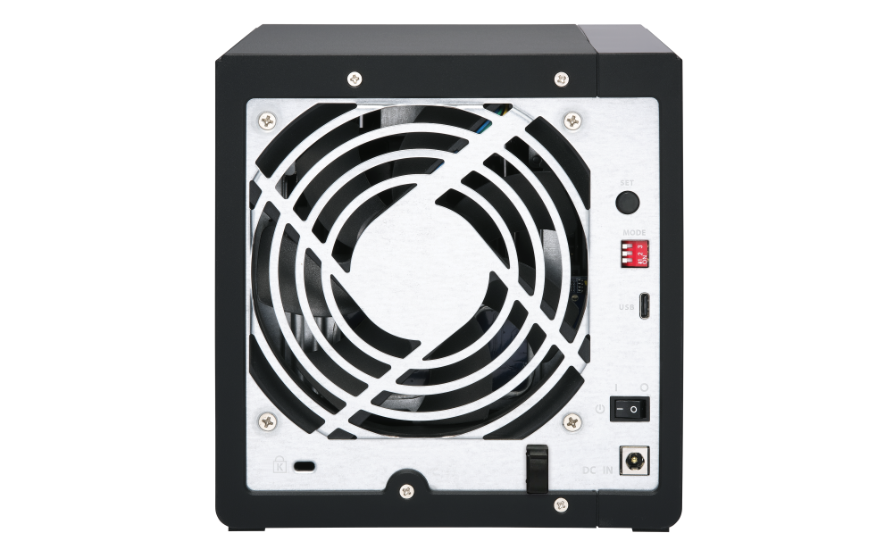 QNAP TR-004, HDD/SSD korpusas, 2,5/3,5", "Serial ATA II", 3 Gb/s, karšto keitimo, juodas