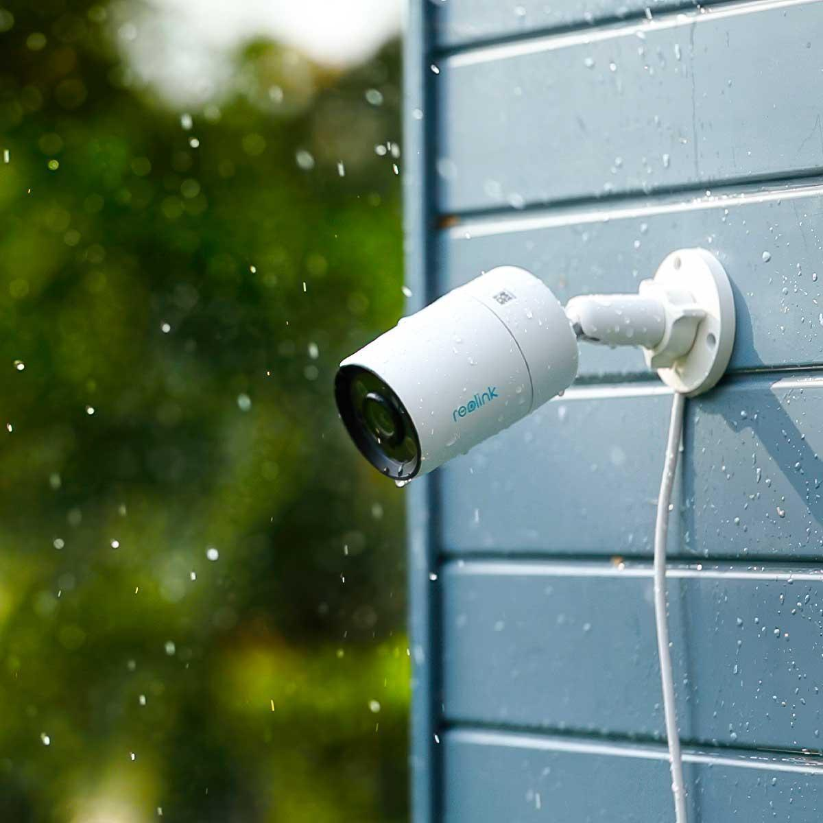 Reolink ColorX Series P320X - 4MP Outdoor Camera, True Color Night Vision, PoE, 3000K Adjustable Warm Light, IP security camera, Outdoor, Wired & Wireless, Google Assistant, 400 lm, 3000 K