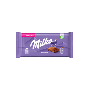 Pieninis šokoladas MILKA Alpių pieno, 45g