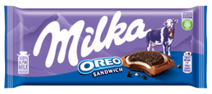 Šokoladas MILKA Sandwich Oreo, 92 g