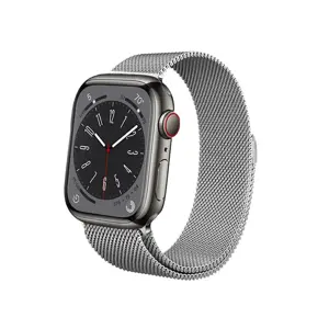 "Crong Milano" plieninis laikrodis "Apple Watch" 38/40/41 mm (Siver)