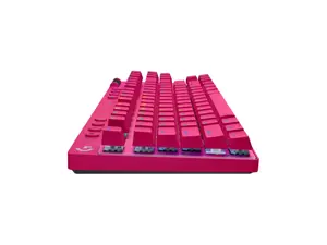 LOGITECH G PRO X TKL LIGHTSPEED Mechanical Gaming Keyboard - MAGENTA - US INT'l - TACTILE