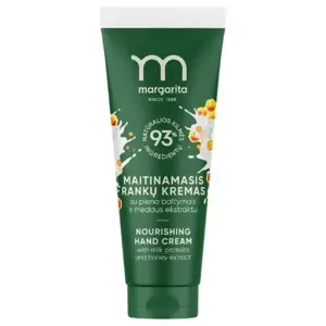 MARGARITA Maitinamasis rankų kremas su pienu ir medumi 75ml