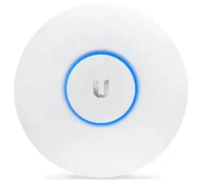 "Ubiquiti" prieigos taškas "UniFi AC PRO", 450 Mbps (2,4 GHz), 1300 Mbps (5 GHz), pasyvusis PoE, 48 V 0,5 A PoE adapteris, 802.3af/at, 2x10/100/1000 RJ45 prievadas, integruotas 3 dBi 3x3 MIMO (2,4 GHz ir 5 GHz), 250+ klientų vienu metu