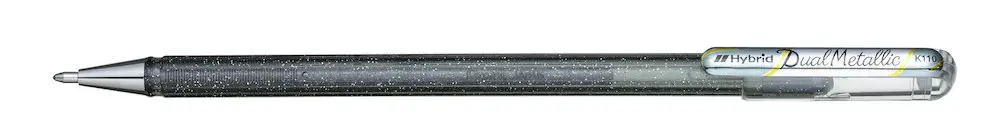 Gelinis rašiklis PENTEL Hybrid, sidabrinės sp.