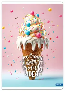 Sąsiuvinis A4 52lap. 70g ICE CREAM linija