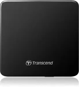 TRANSCEND 8X DVDS-K itin plonas rašytuvas USB 2.0 išorinis juodas CD-R/RW DVD+/-R DVD+/-RW DVD+/-R DL DVD-RAM