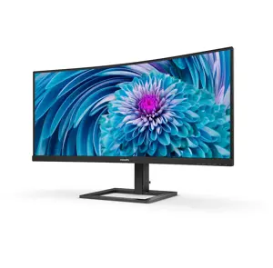 Monitorius Philips E Line 346E2CUAE/00, 86.4 cm (34"), 3440 x 1440 pixels, Wide Quad HD+, LCD, 4 ms, Black