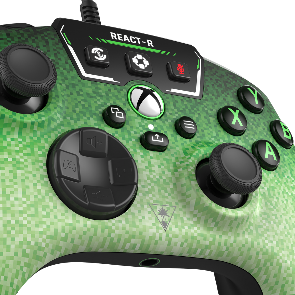 Turtle Beach React-R, Gamepad, PC, Xbox One, Xbox Series S, Xbox Series X, D-pad, Menu button, Share button, View button, Analogue / Digital, Wired, USB