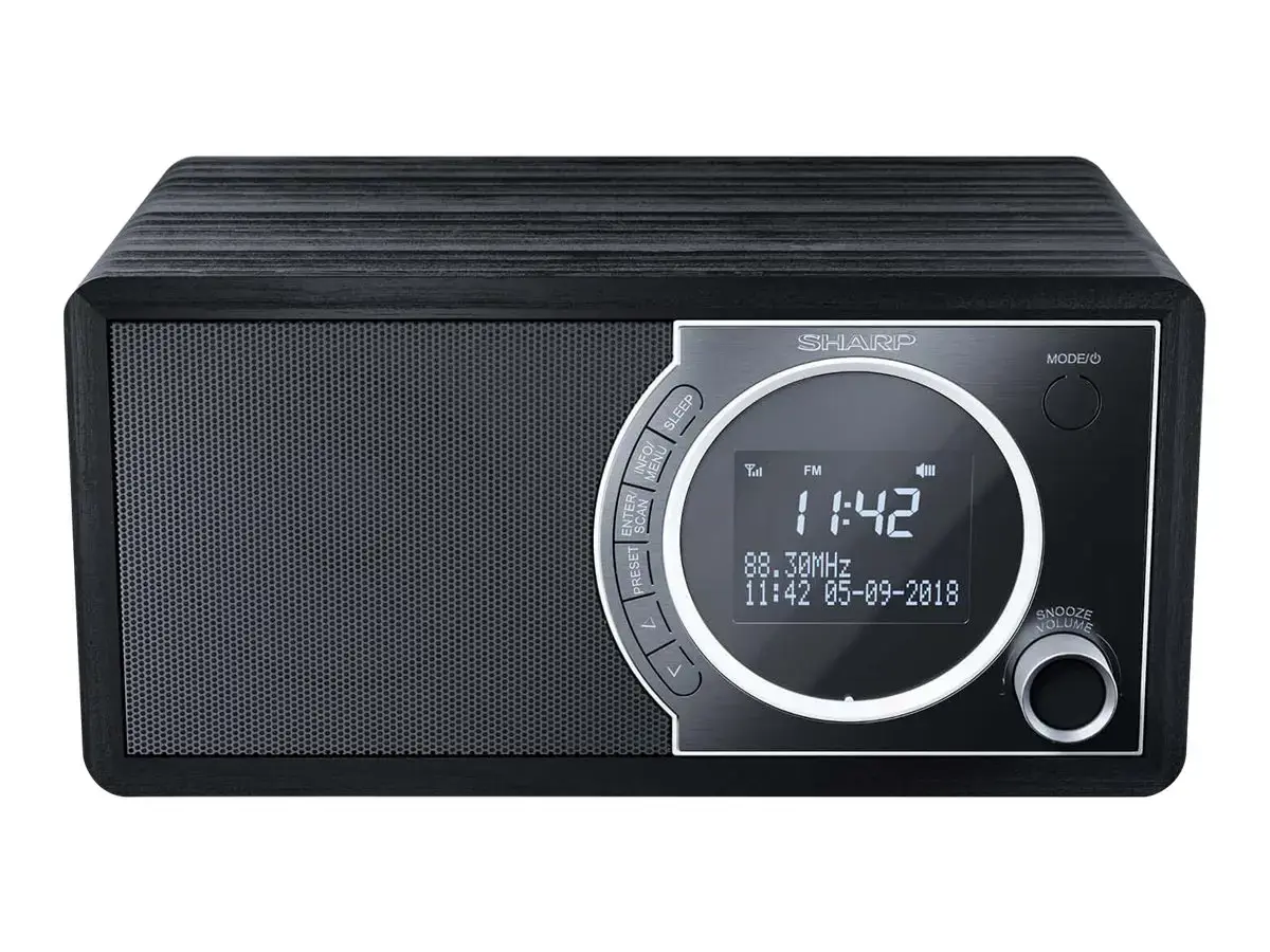 Sharp DR-450, asmeninis, skaitmeninis, DAB, DAB+, FM, 87,5 - 108 MHz, 174,928 - 239,2 MHz, 3 W