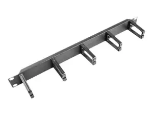 LANBERG AK-1202-B "Lanberg" B tipo kabelių valdymo skydas, 19, 1U, juodas