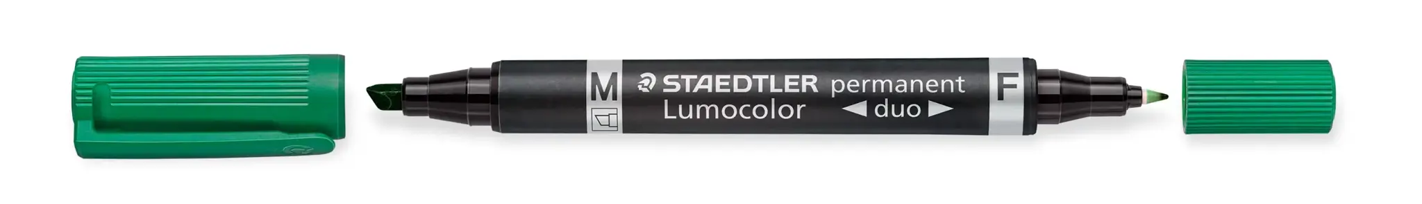 Permanentinis žymeklis STAEDTLER LUMOCOLOR DUO 348, ŽALIA
