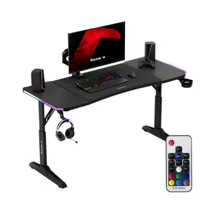 Huzaro Hero 3.6 RGB Black gaming desk