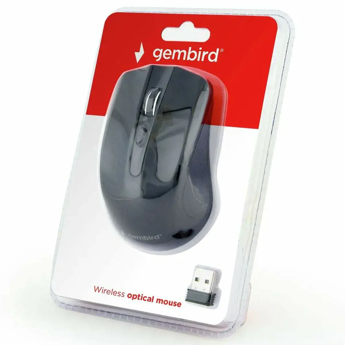 GEMBIRD MUSW-4B-04 Gembird Belaidė optinė pelė MUSW-4B-04, 1600 DPI, nano USB, juoda