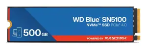SSD diskas WESTERN DIGITAL WDS500G5B0E-00CPE0 500 GB, M.2, PCI Express 4.0