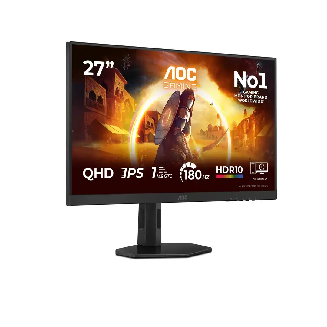 AOC | Q27G4XF | 27 " | IPS | 16:9 | 180 Hz | 1 ms | 2560 x 1440 pixels | 300 cd/m² | HDMI ports quantity 1 | Black | Warranty 36 month(s)