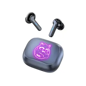 Buxton BTW 8200 Racoon - In-ear wireless earphones with charging case, white