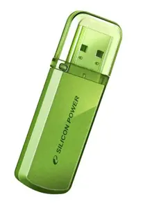 "Silicon Power Helios 101", 16 GB, USB Type-A, 2.0, dangtelis, 10 g, žalias