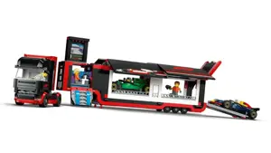 LEGO CITY 60445 F1 - Truck with RB20 & AMR24 F1 Cars