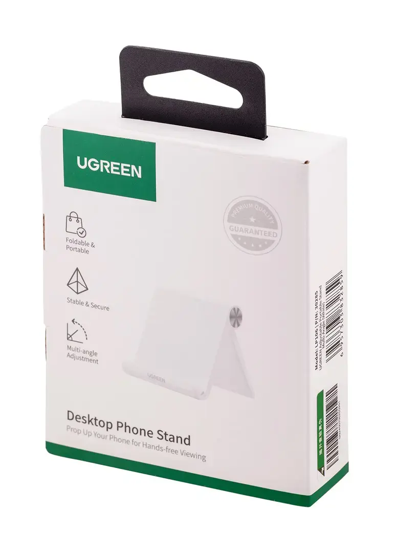 Ugreen 30285, Mobilusis telefonas/išmanusis telefonas, Pasyvus laikiklis, Stalinis, Baltas