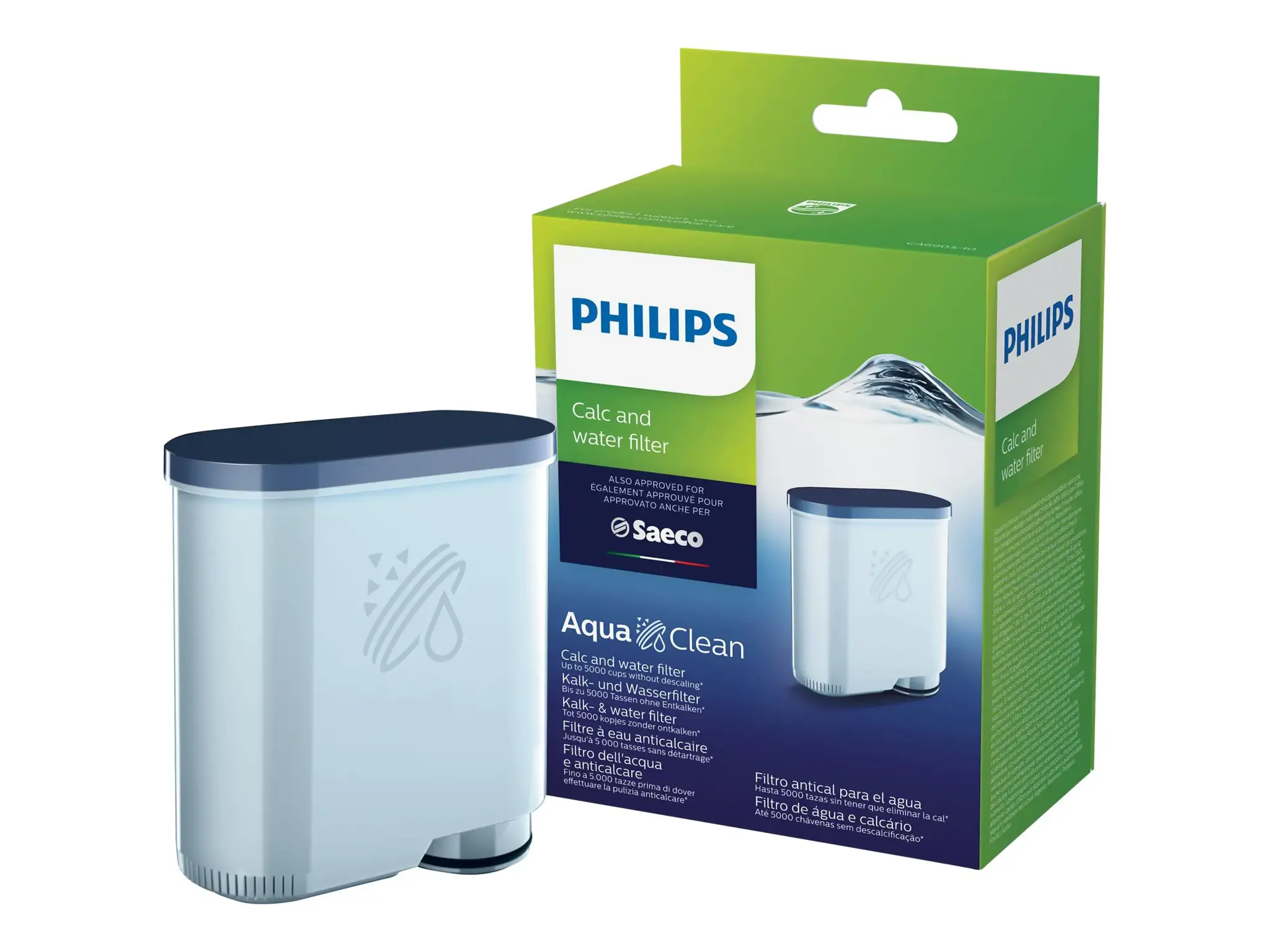 "Philips" Tas pats kaip CA6903/00 Calc ir vandens filtras, vandens filtro kasetė
