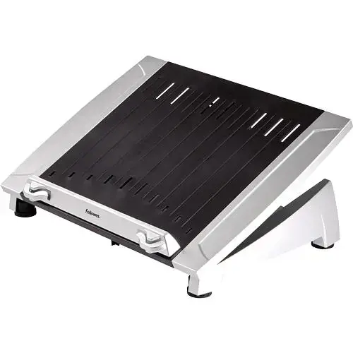 "Fellowes Office Suites" nešiojamojo kompiuterio laikiklis "Riser Plus", grafitinis, plastikinis, 5 kg, 14-27,5°, 382 mm, 290 mm